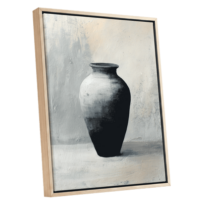 Vessel in Quiet Light – oak framed canvas option