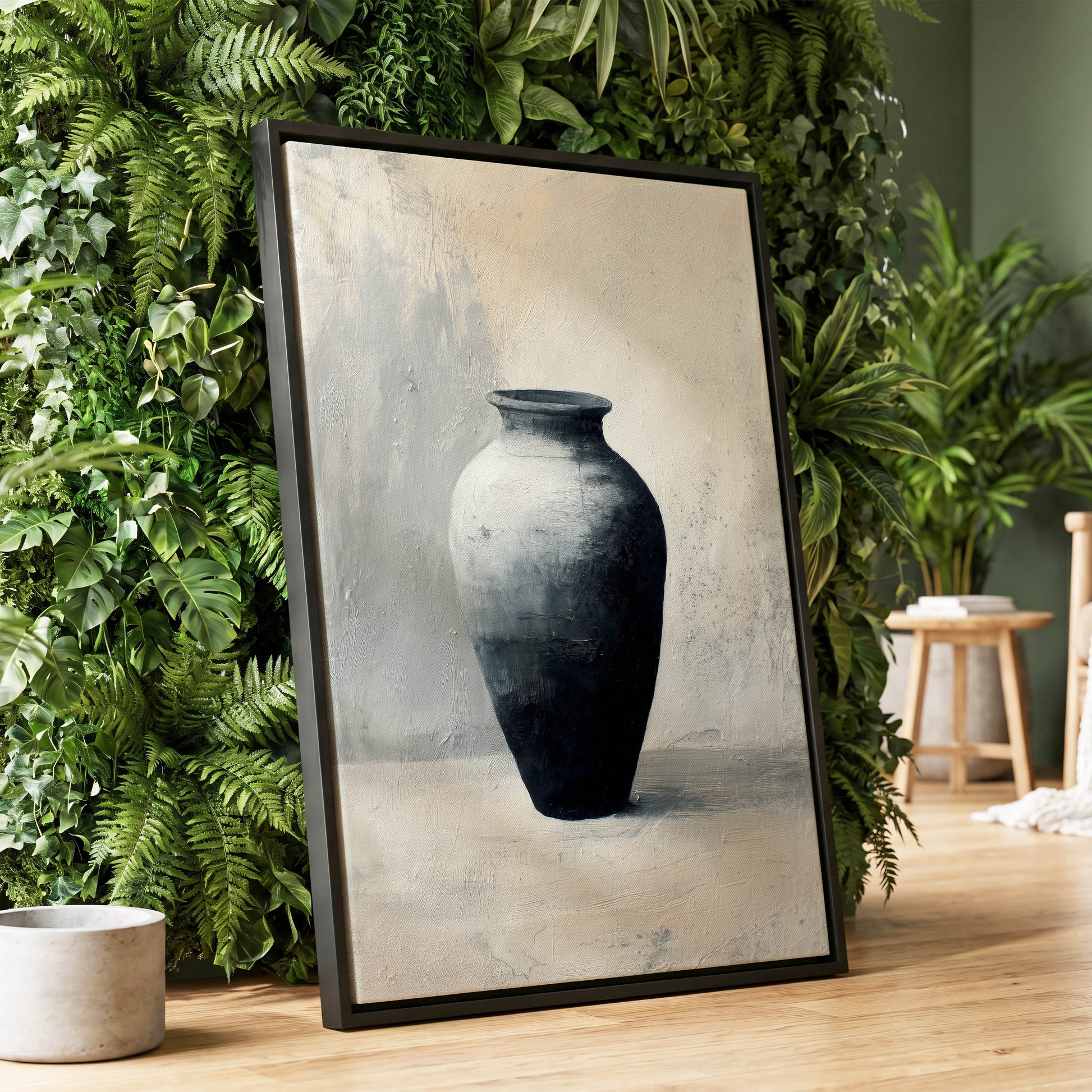 Vessel in Quiet Light – wall art displayed in a styled interior, gallery view 1