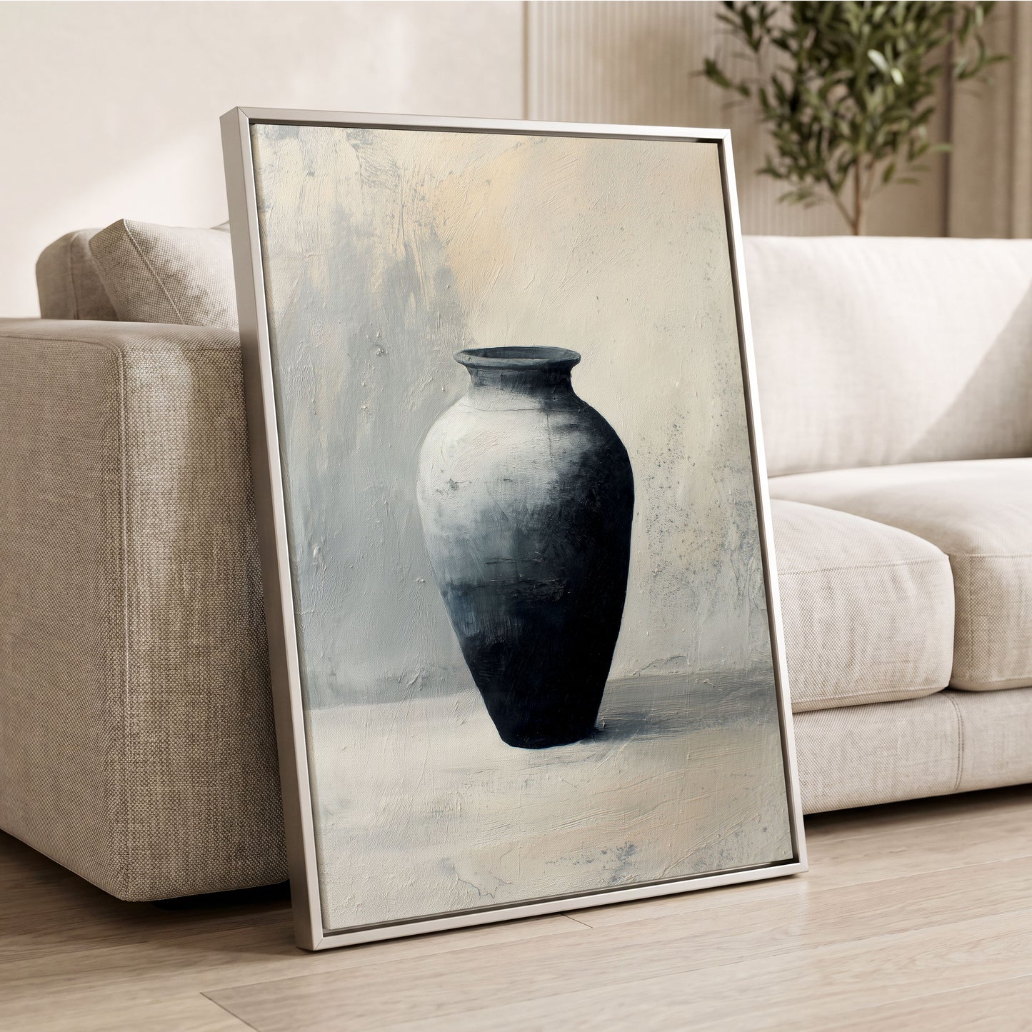Vessel in Quiet Light – wall art displayed in a styled interior, gallery view 2