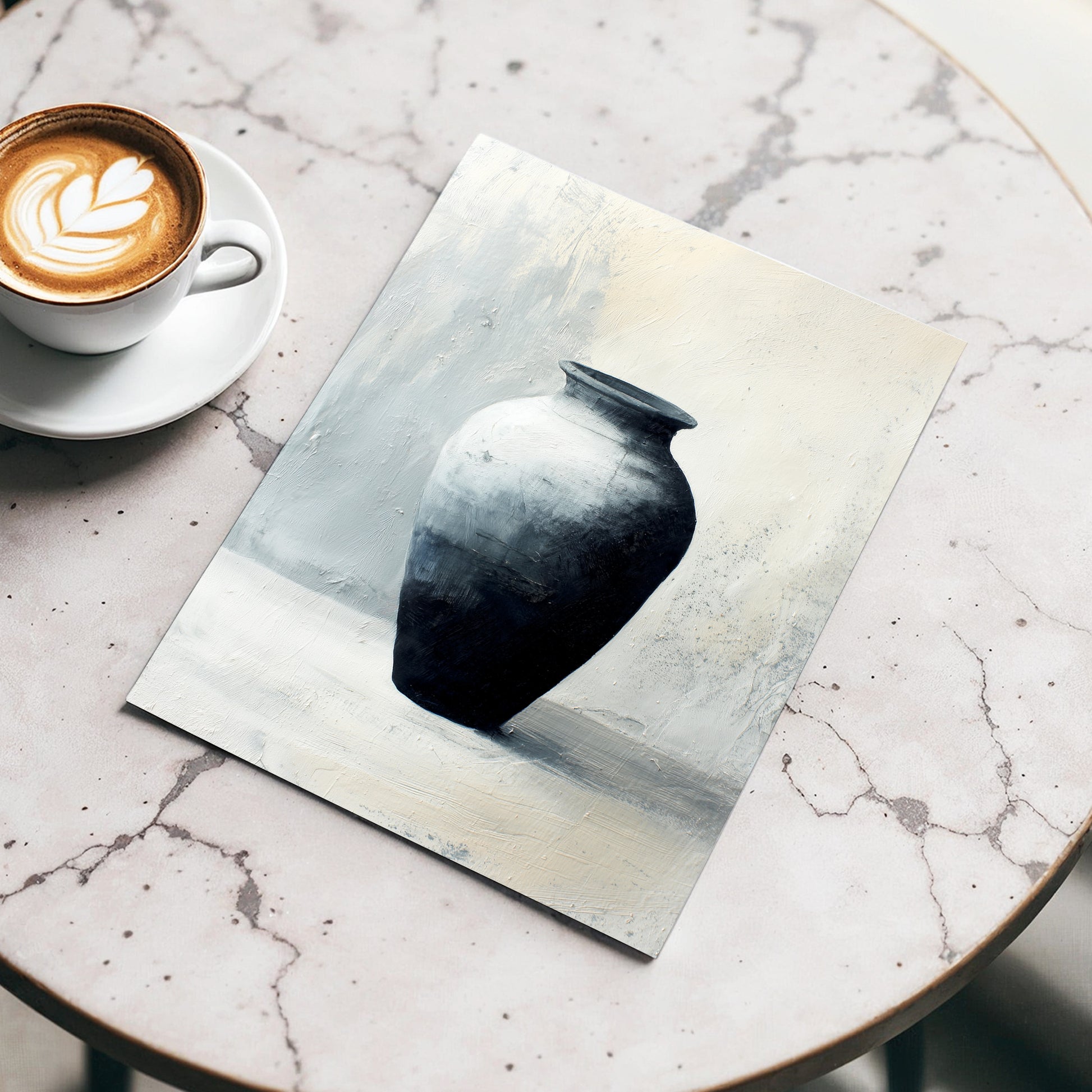 Vessel in Quiet Light – wall art displayed in a styled interior, gallery view 3