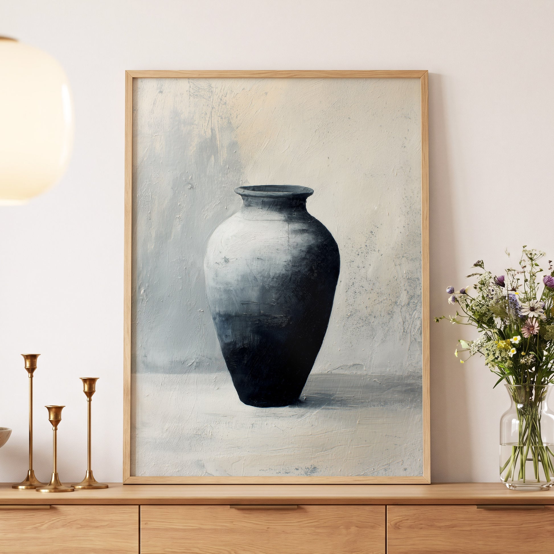 Vessel in Quiet Light – wall art displayed in a styled interior, gallery view 5