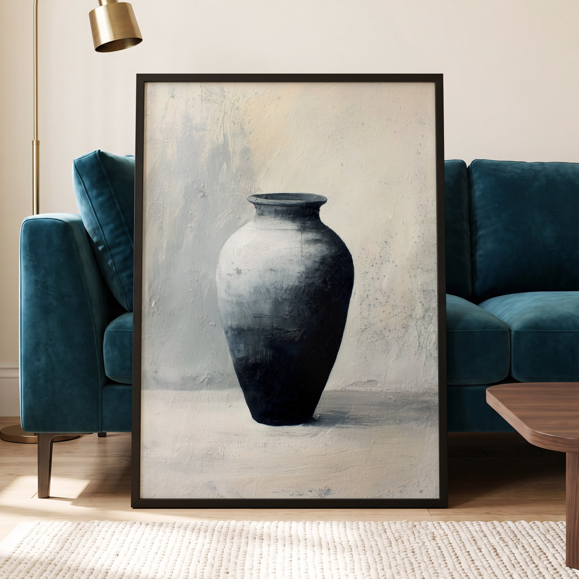 Vessel in Quiet Light – wall art displayed in a styled interior, gallery view 6