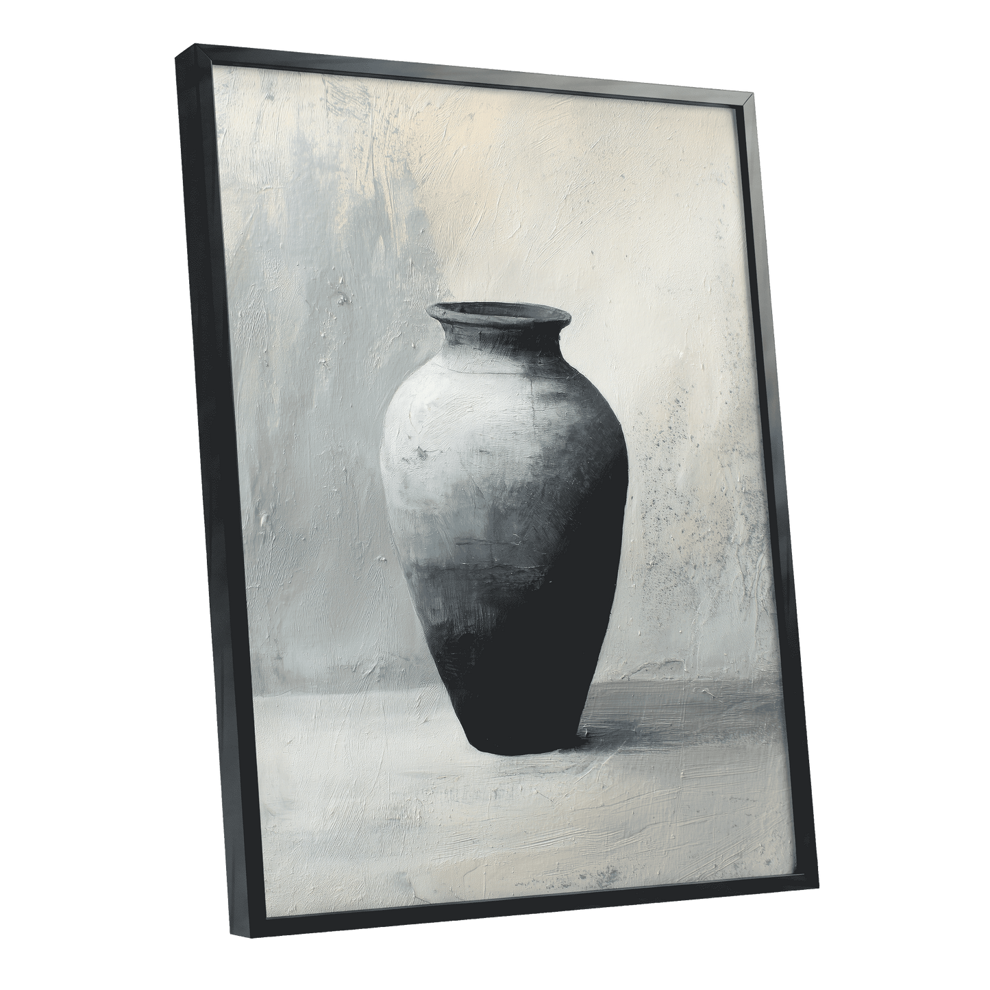 Vessel in Quiet Light – black framed poster option