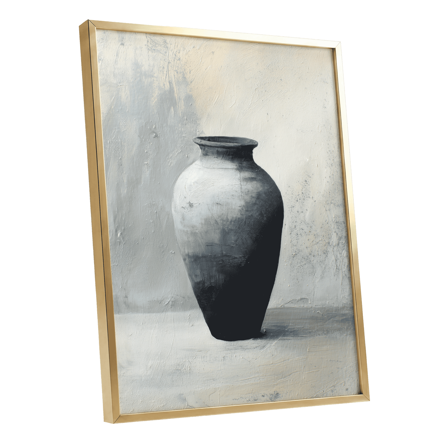 Vessel in Quiet Light – gold framed poster option
