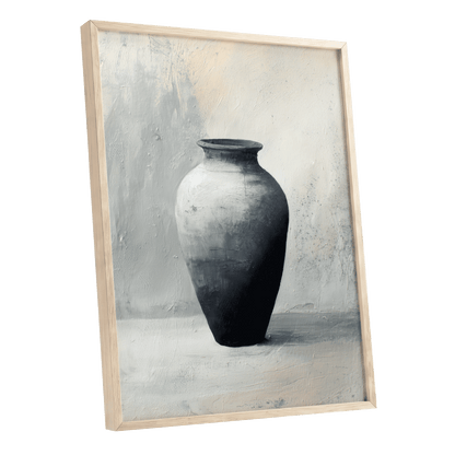 Vessel in Quiet Light – oak framed poster option