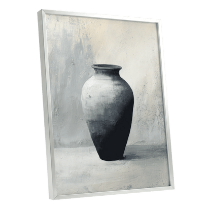 Vessel in Quiet Light – silver framed poster option