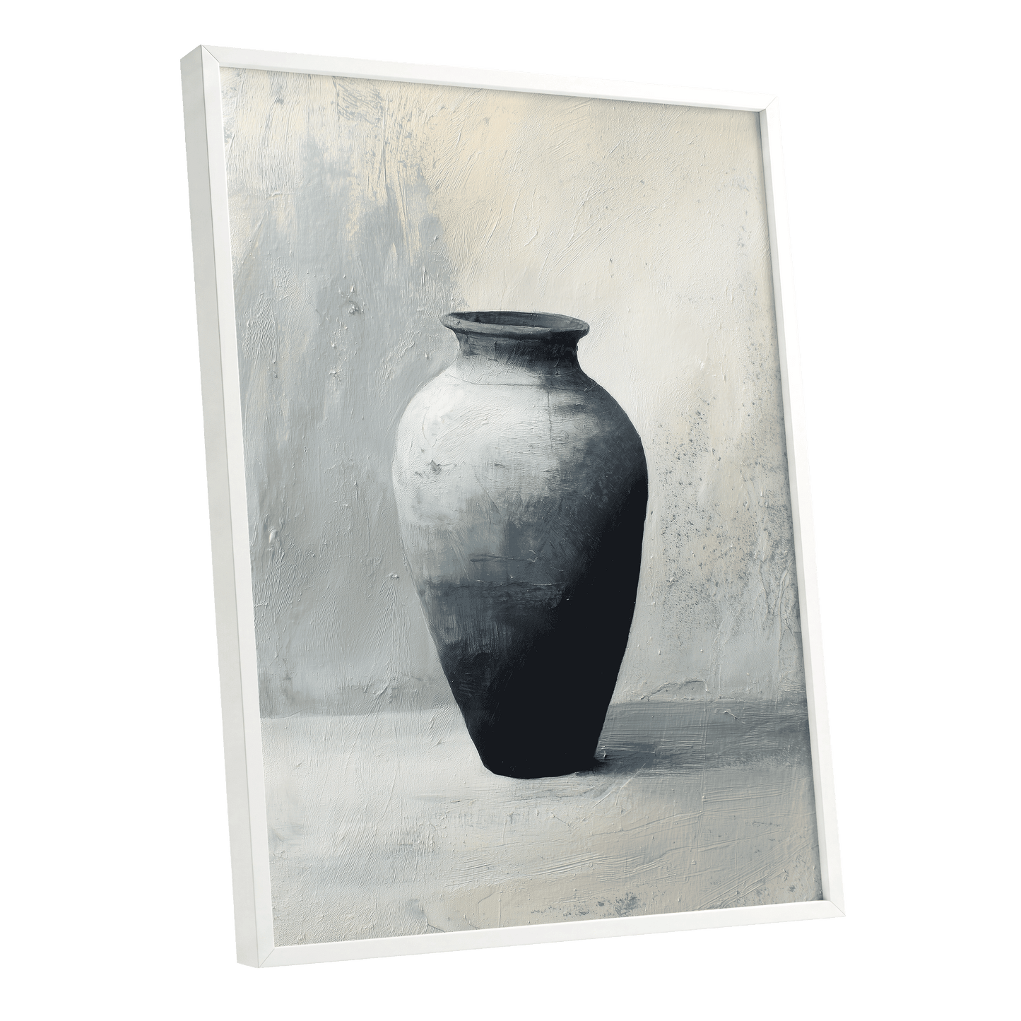 Vessel in Quiet Light – white framed poster option