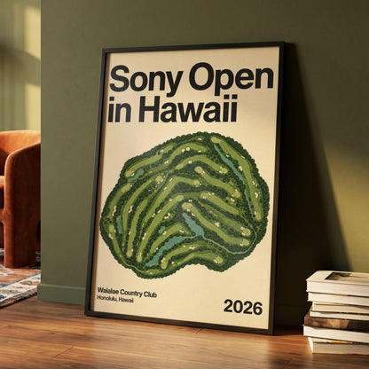 Waialae Greenscape, green, beige, black nature wall art displayed in a styled interior, gallery view 4