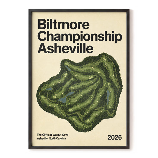 Walnut Cove Greens, green, beige, black nature wall art, front artwork view