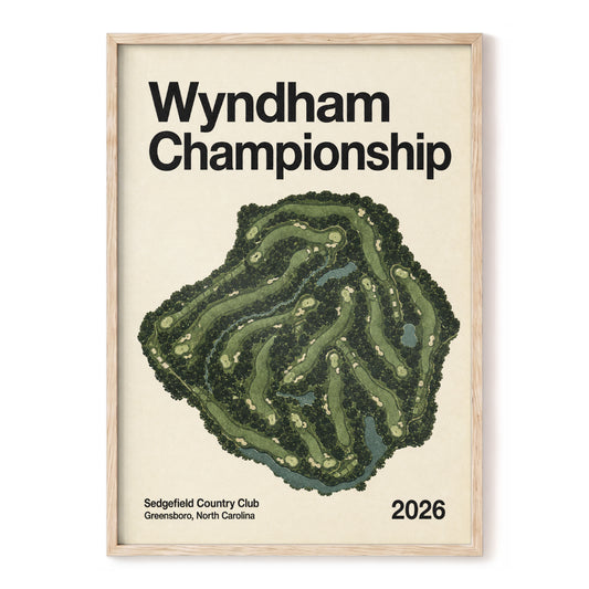Wyndham Fairways, green, beige, black nature wall art, front artwork view