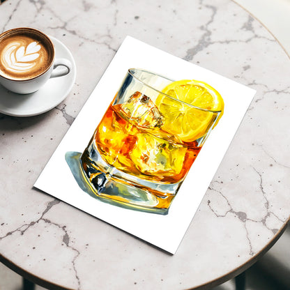 Zest in Amber – wall art displayed in a styled interior, gallery view 3